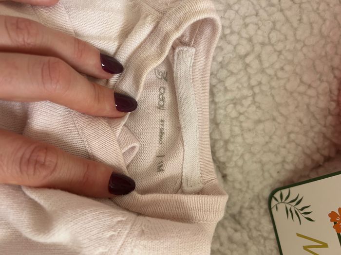 Gilet cache cœur rose pale - photo numéro 2