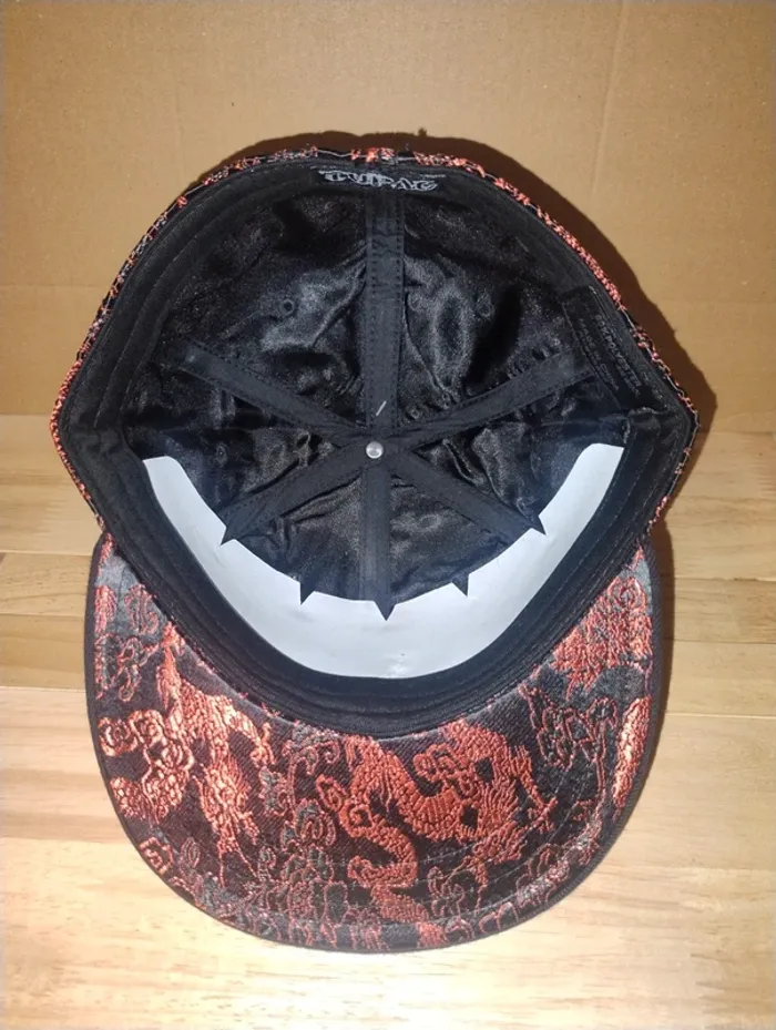 Casquette hip-hop Tupac pour femme et homme avec broderie Tupac, bord plat,
taille L ou 59 cm - photo numéro 5