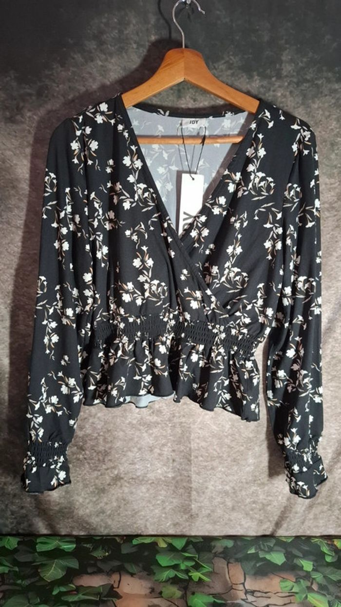 Blouse élégante florale