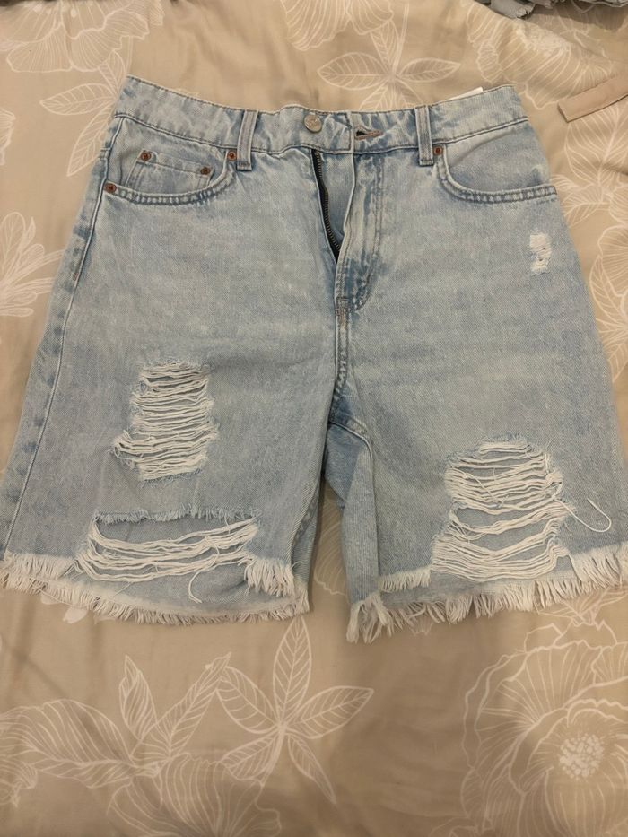 Short en jeans
