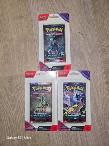 Pokemon lot de 3 booster forces temporelles 