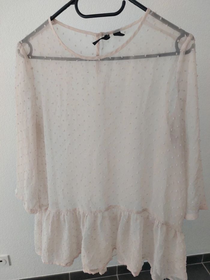 Blouse légère plumetis