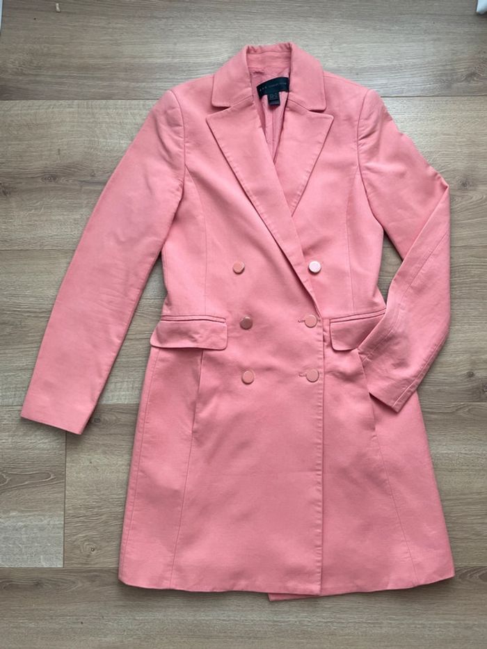 Manteau Mango rose