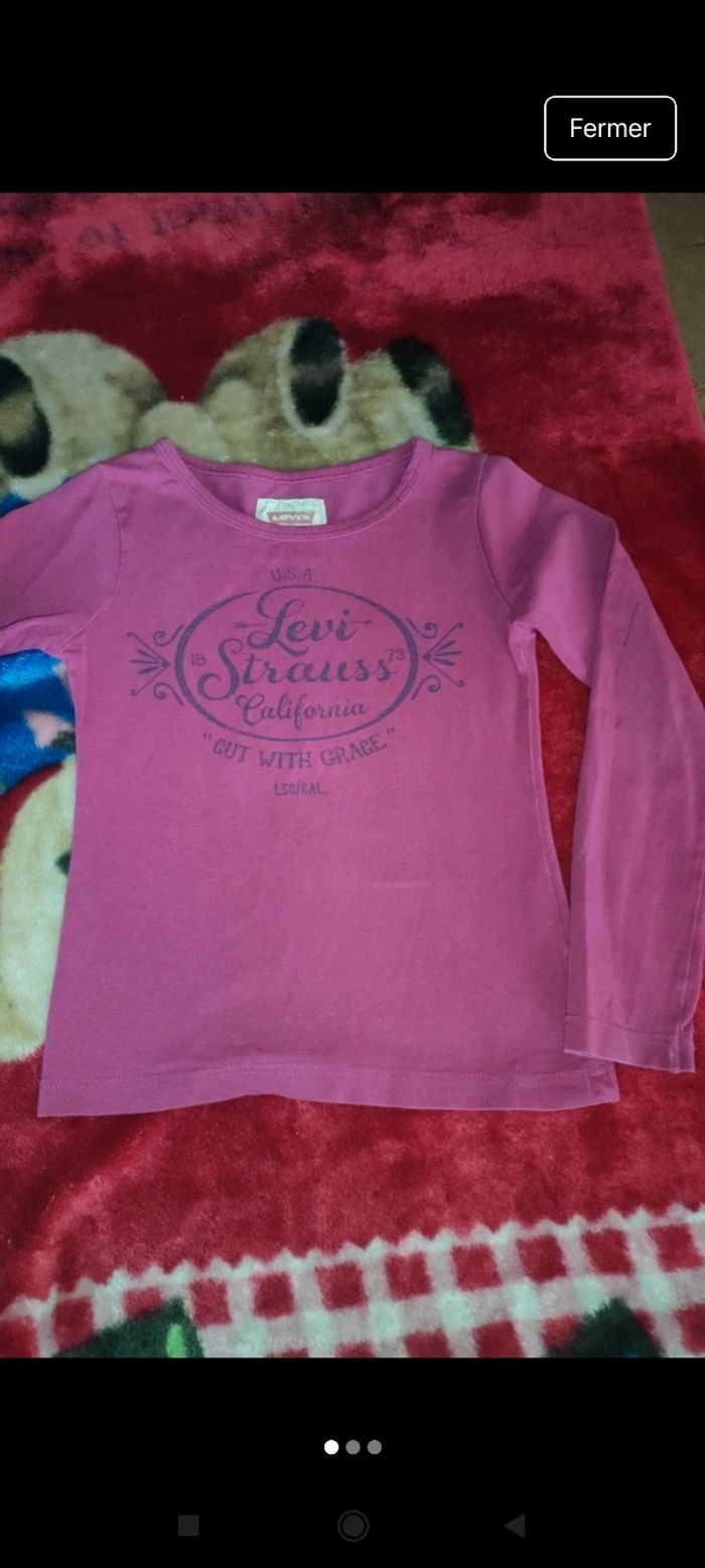 Très jolie haut fille Levi's e3