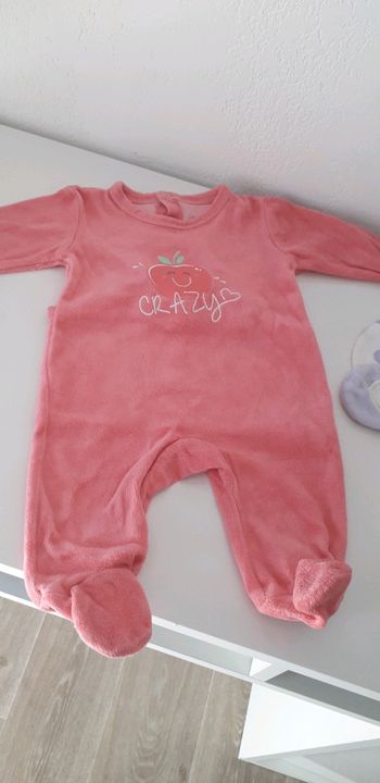 Pyjama velours 3 mois