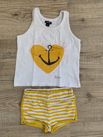Ensembles short et tee-shirt 18 mois