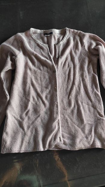 Gilet rose pâle 12 ans