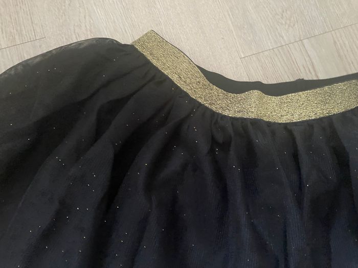 Belle jupe tulle noir et doré Okaidi taille 10 ans Neuf Okaïdi - photo numéro 3