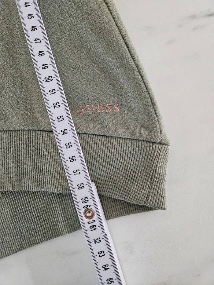 Guess pull vert à capuche taille XS - photo numéro 10