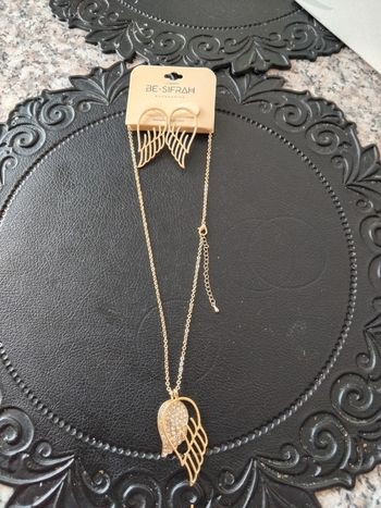 Parure collier + Bo ailes