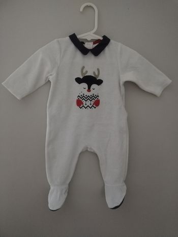 Pyjama Noël bébé garçon 3 mois Okaïdi Obaibi