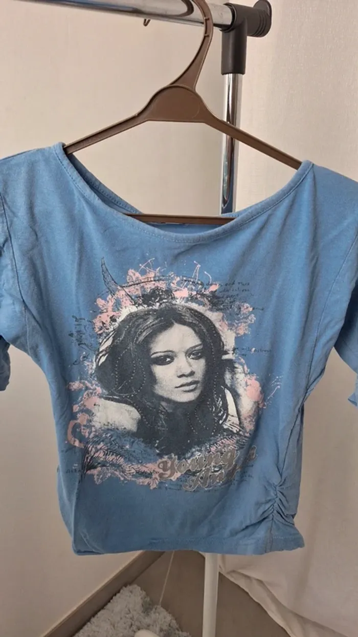 Lot de 6 tee-shirts/débardeurs fille 10 ans - photo numéro 7
