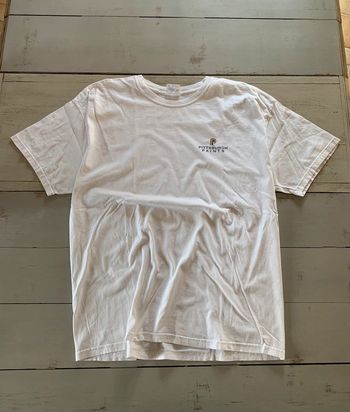 Tee shirt blanc printed « Pittsburgh Saints » Heavyweight