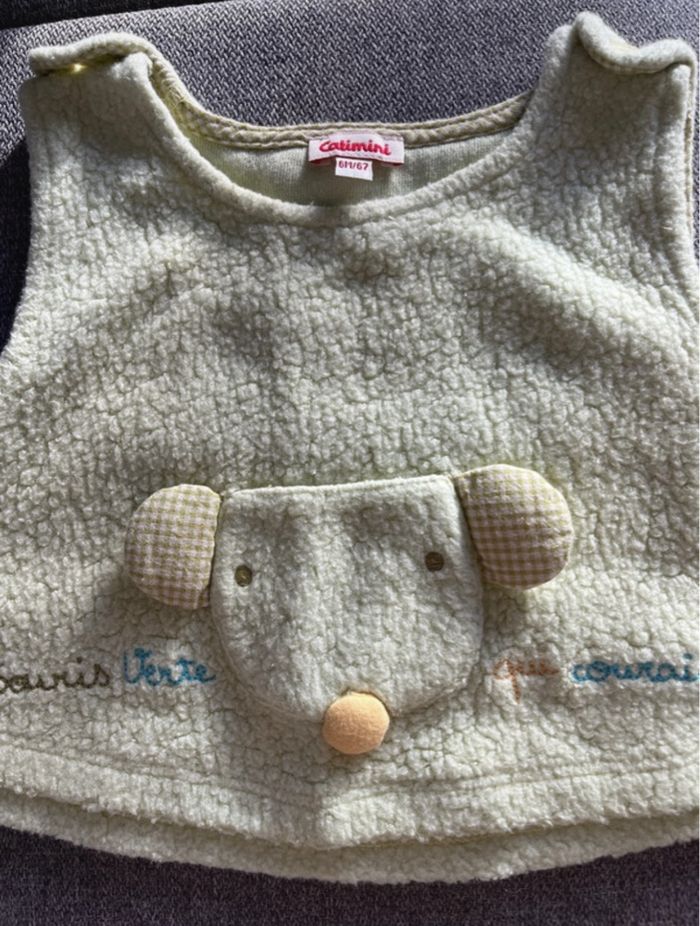 Pull sans manches Catimini 6/9mois - photo numéro 3