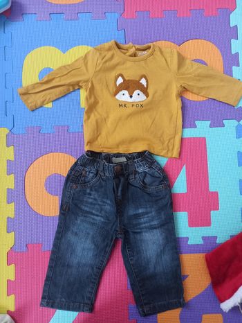 Lot Jean sous pull 6 mois