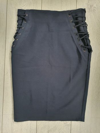 Jupe Crayon Bleue Marine Neuve