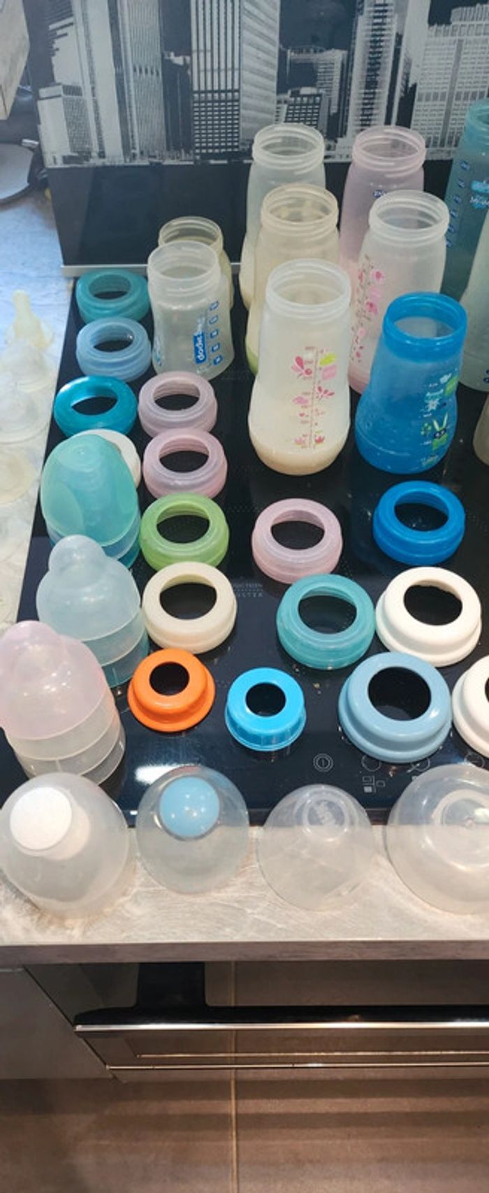 Lots de biberons mam et autres