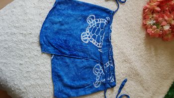 Paréo bleu jusqu'à 6/ 8ans