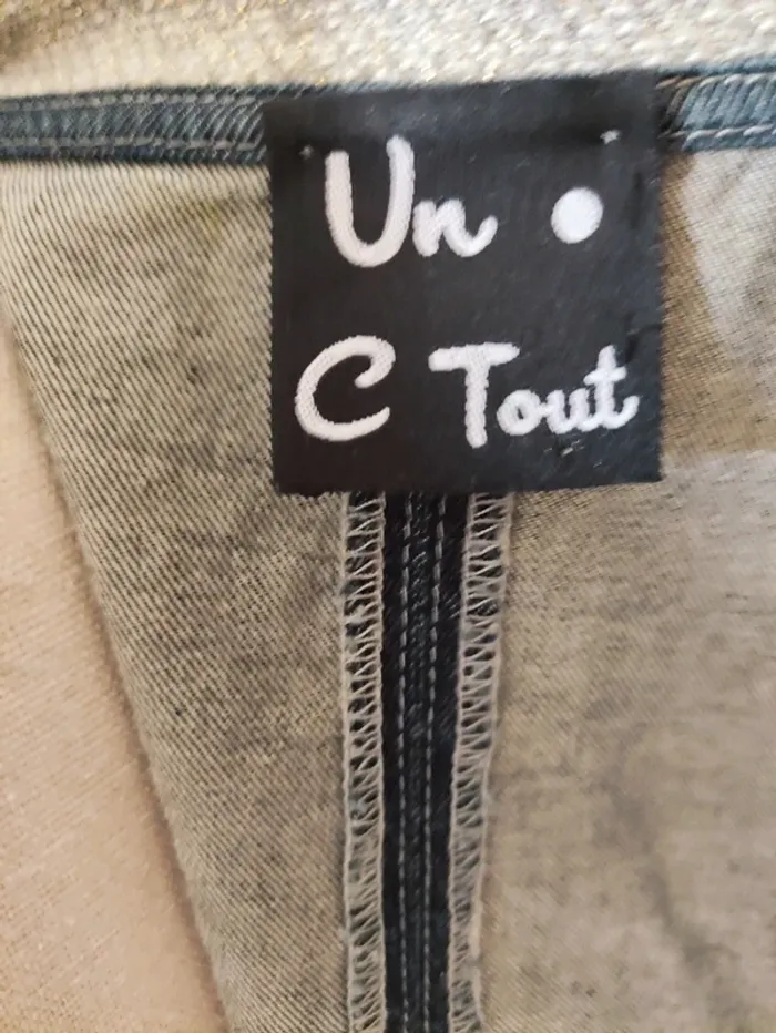 💋 spencer en jeans bordé lurex 🪩 - photo numéro 6