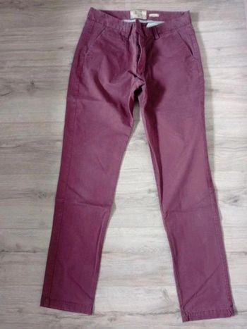 Pantalon Kaporal slim bordeaux homme 32