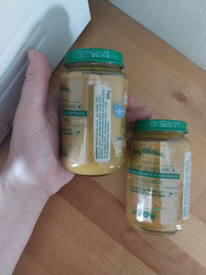 Lot de 2pots, Petits légumes Pomme de terre Lieu, Blédina, 200g - photo numéro 2