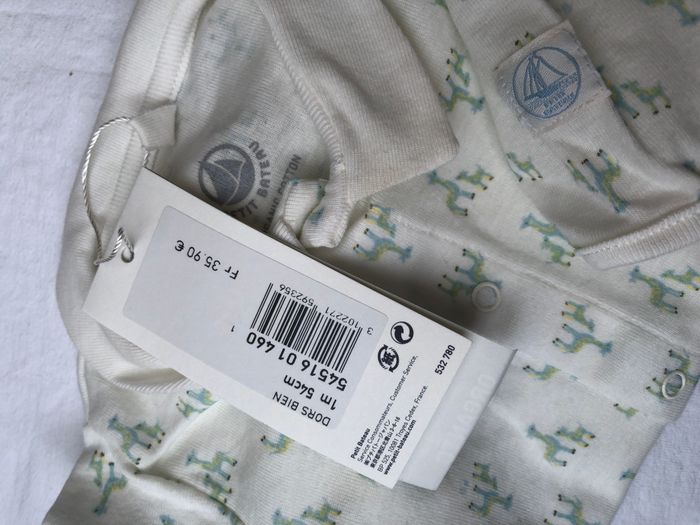 Pyjama fin Petit Bateau 1 mois neuf - photo numéro 7