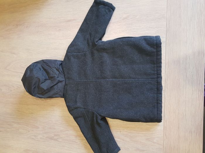 manteau bébé IKKS 12 mois gris - photo numéro 9