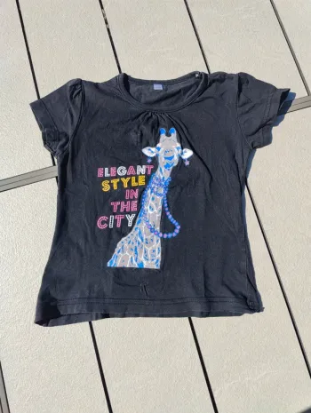 Tee shirt noir 4 ans