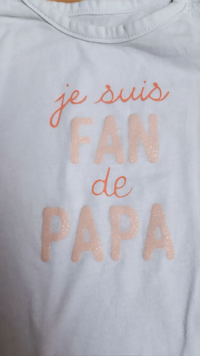 Robe salopette Mango et t-shirt 18 mois - photo numéro 8