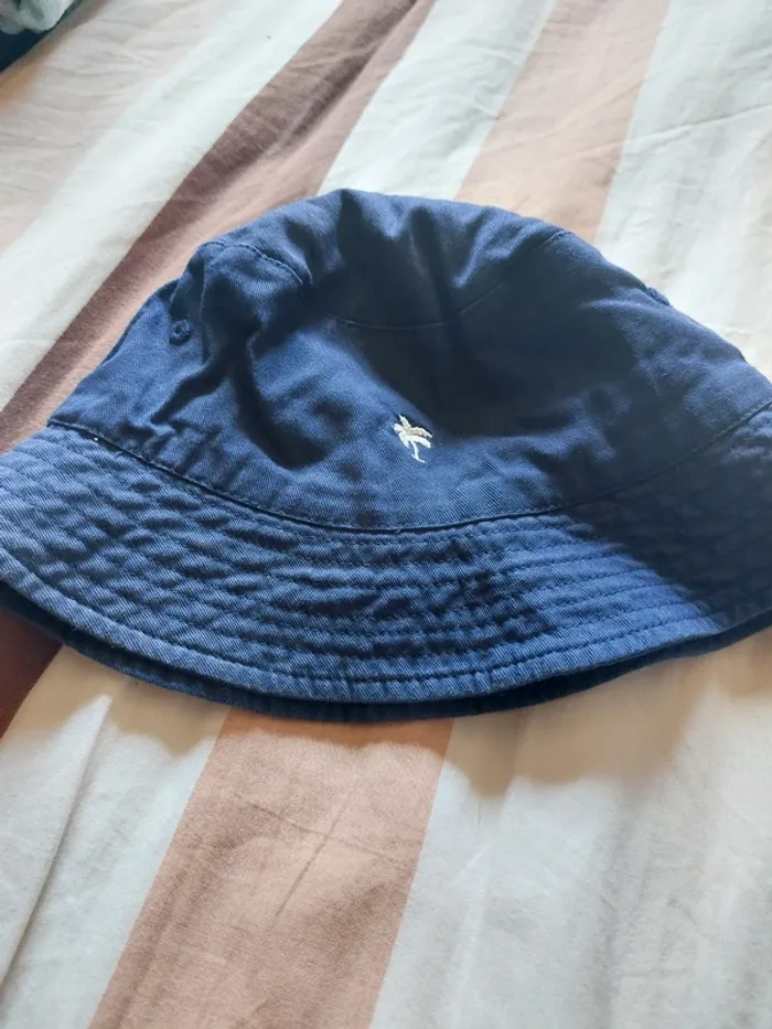 Bob en coton bleu marine 122/128