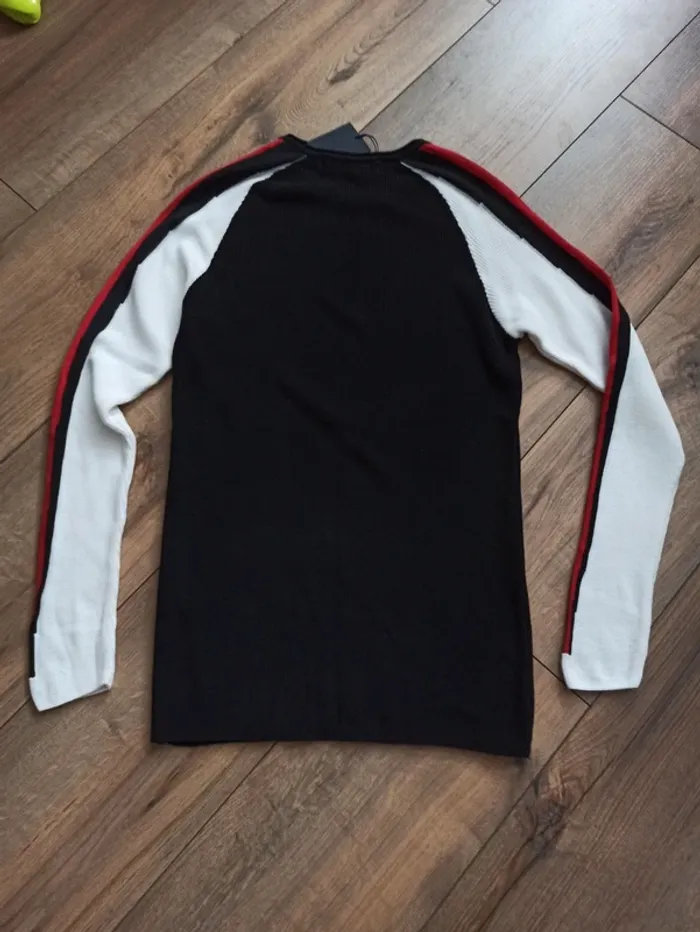 Pull uni noir et blanc manches longues barbossa XL - photo numéro 4