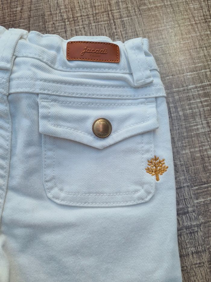 Jean blanc Jacadi neuf 2 ans / 88 cm - photo numéro 4