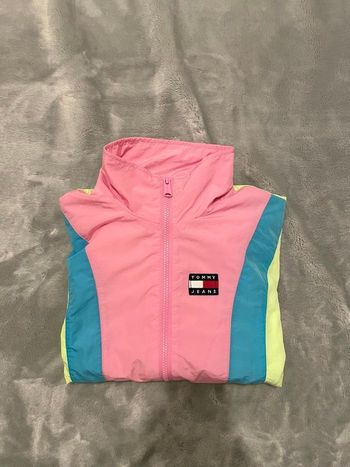 Coupe-vent Tommy Jeans vintage 90's pastel - Cropped - XS