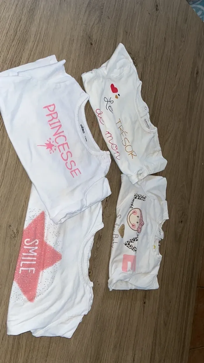 Lot de 4 haut manche longue 2 orchestra 23 mois et 36 mois ( taille petit ) et 2 gemo 24 mois