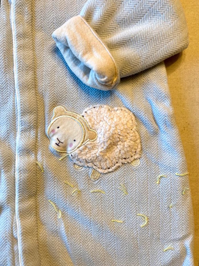 Ensemble veste et combinaison doublée molletonnée 12 mois Petit Boy - photo numéro 9