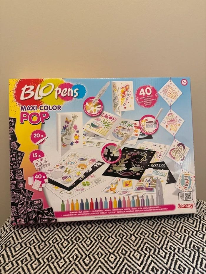 Lansay - Coffret créatif Blopens maxi color Pop - Dès 5 ans