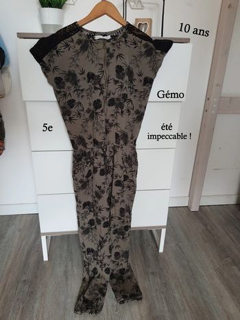 Combinaison sans manche Gémo 10 ans impeccable