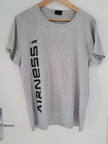 Tee-shirt manche courte taille XXL gris Airness