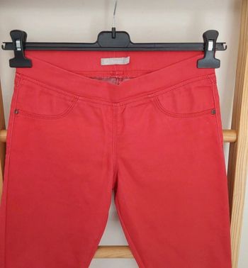 Pantalon leggings rouge Tout Simplement T 36 comme neuf👍