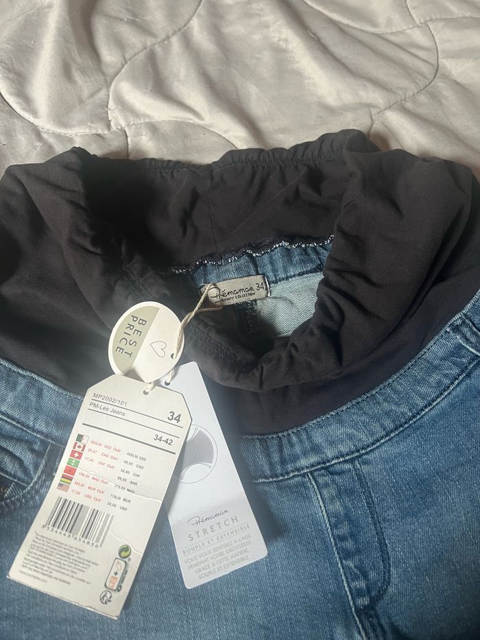 Short de grossesse en jean - photo numéro 3