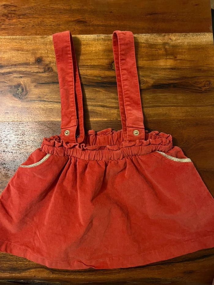 Jupe velours 18 mois tape à l’œil