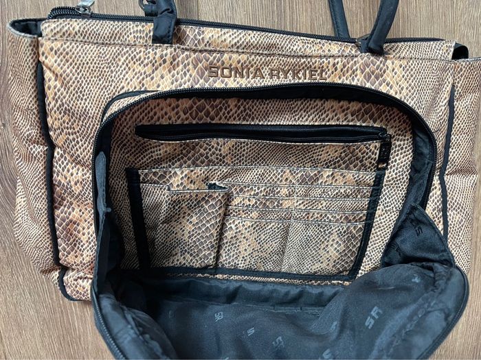Superbe Sac Sonia Rykiel 🌸 Tissu lezard - photo numéro 11