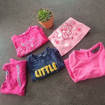 Lot tee-shirts manches longues 3 mois