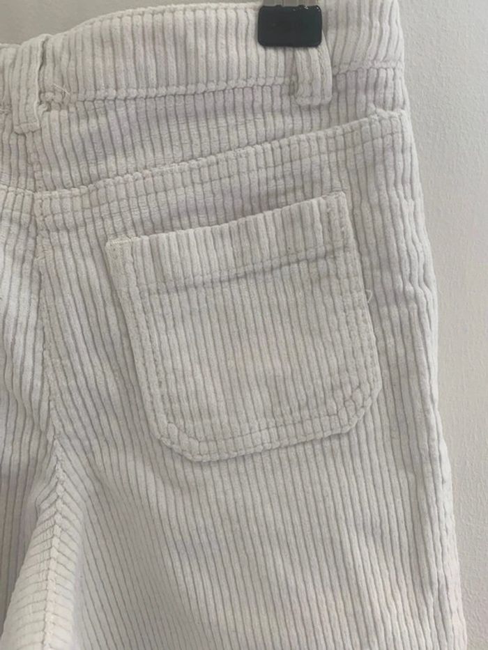 Pantalon évasé blanc - photo numéro 3