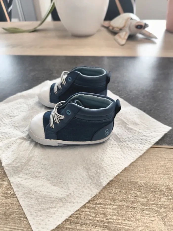 Chaussures bébé garçon souples 6/12 mois obaibi - photo numéro 3