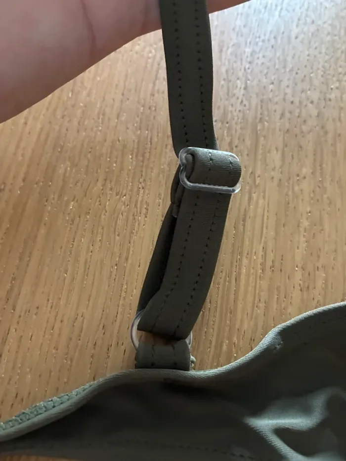 Haut de maillot de bain kaki - photo numéro 2