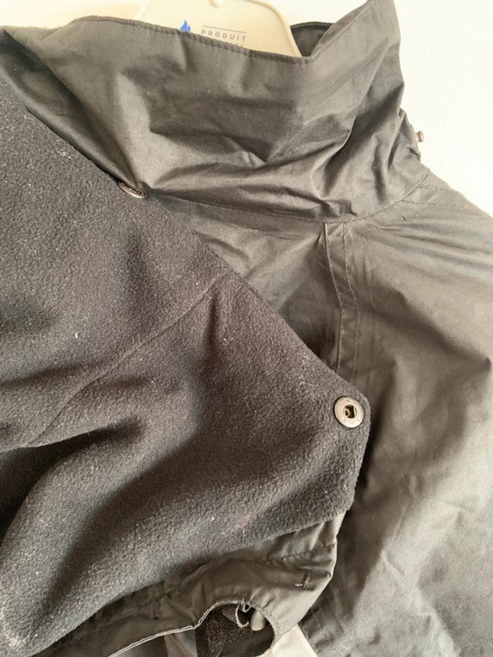Parka blouson doublé hiver Trespass 9/10 ans noir et gris waterproof neige eau vent - photo numéro 12