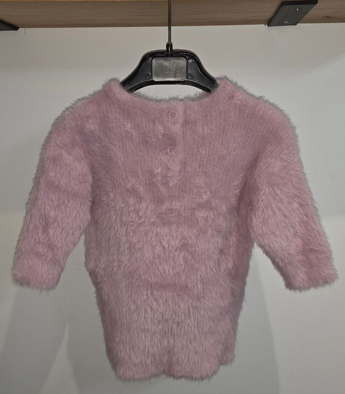 Robe pull epaisse rose 6 mois - photo numéro 2