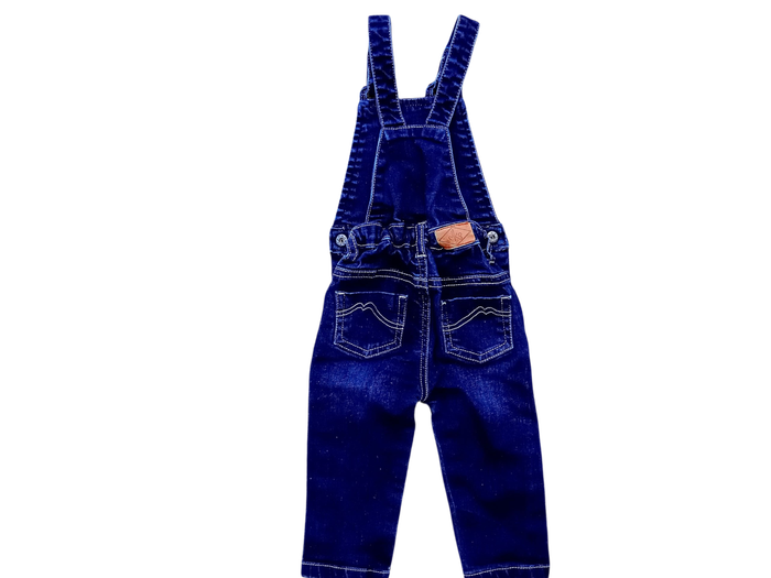 Salopette en jean bleu Noukie's - 12 mois - photo numéro 2