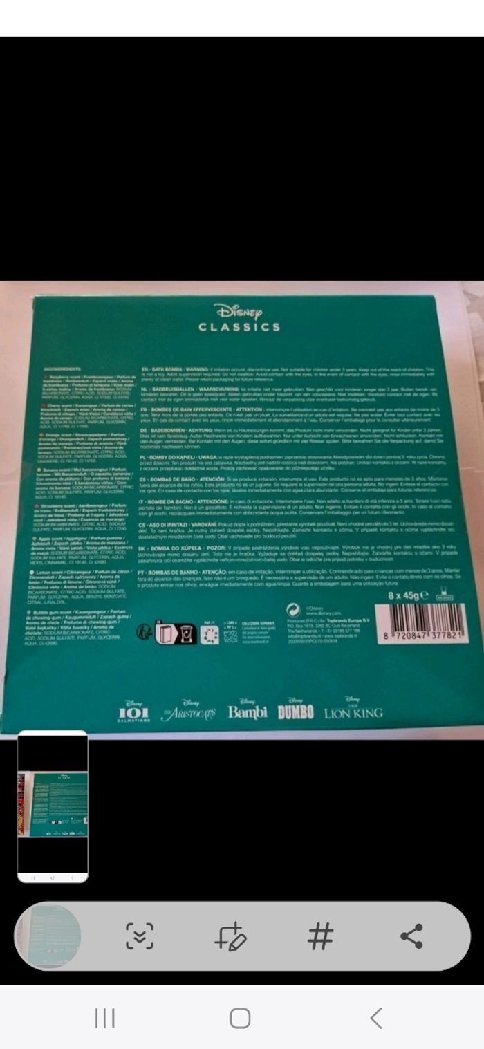 Coffret bombes de bain disney - photo numéro 2